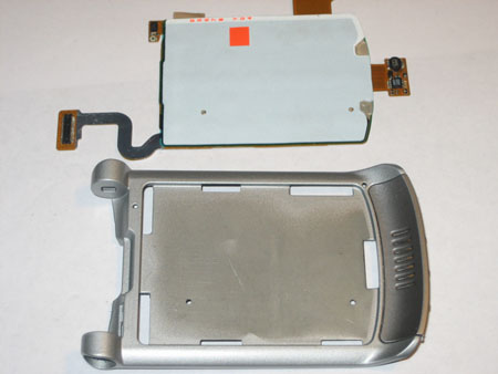 The new keypad circuit and the plastic keyboard housing